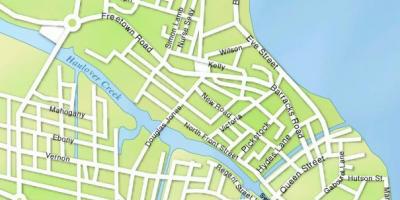 خريطة مدينة بليز الشوارع